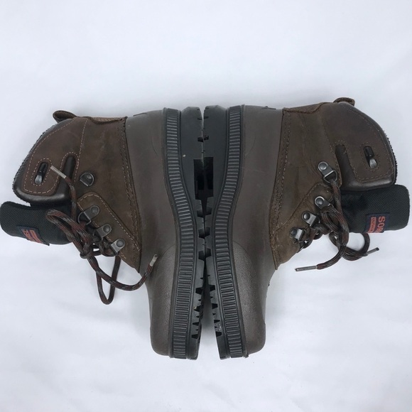 SOREL Short Waterproof Fleece Lined Lace Up Boots - Picture 7 of 7